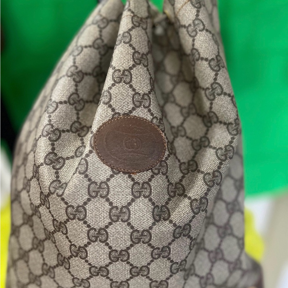 Gucci Monogram Backpack Vintage